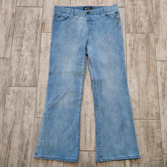 Betabrand Signature Bootcut Jeans Womens L S-Petite Mid Rise Stretch Denim - Picture 1 of 8